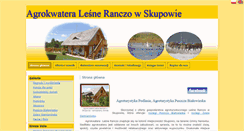 Desktop Screenshot of lesne-ranczo.eu